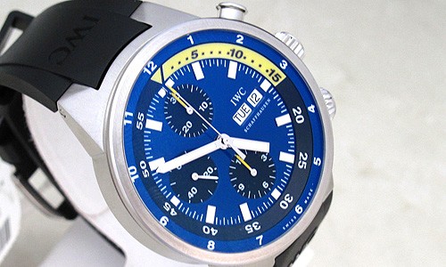 IWC アクアタイマー クロノ クストダイバー IW378203 ブルー